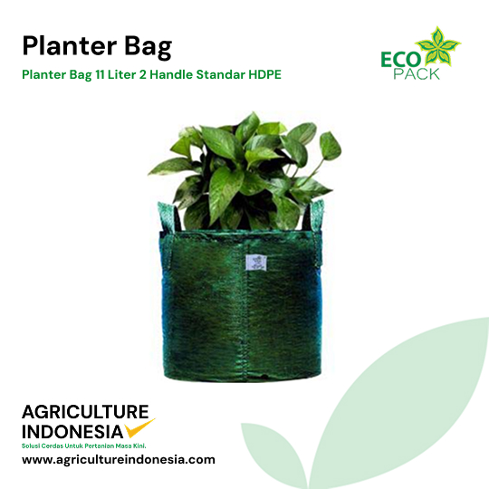Planter Bag 11 Liter 2 handle Standar HDPE - Usage Example