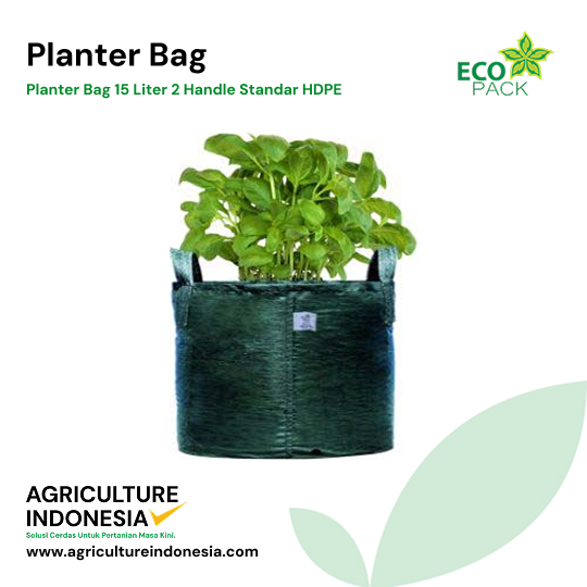Planter Bag 15 Liter 2 handle Standar HDPE - Usage Example