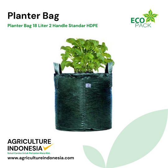 Planter Bag 18 Liter 2 handle Standar HDPE - Usage Example