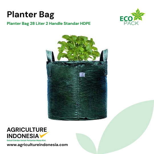 Planter Bag 28 Liter 2 handle Standar HDPE - Usage Example