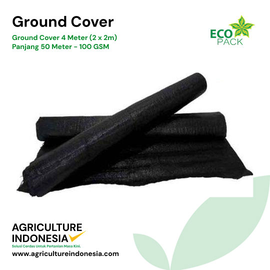 Ground Cover 50 meter Lebar 4 meter(2mx2) 100gsm