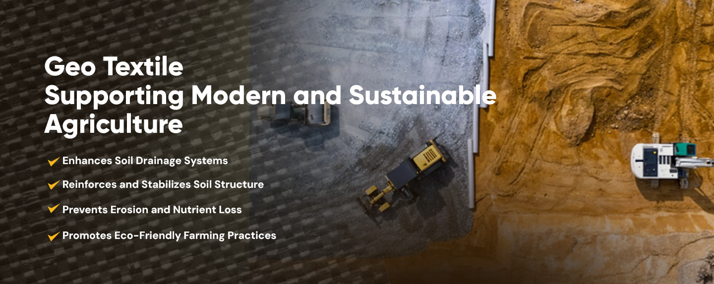 Geo Textile Sustainable Agriculture Banner