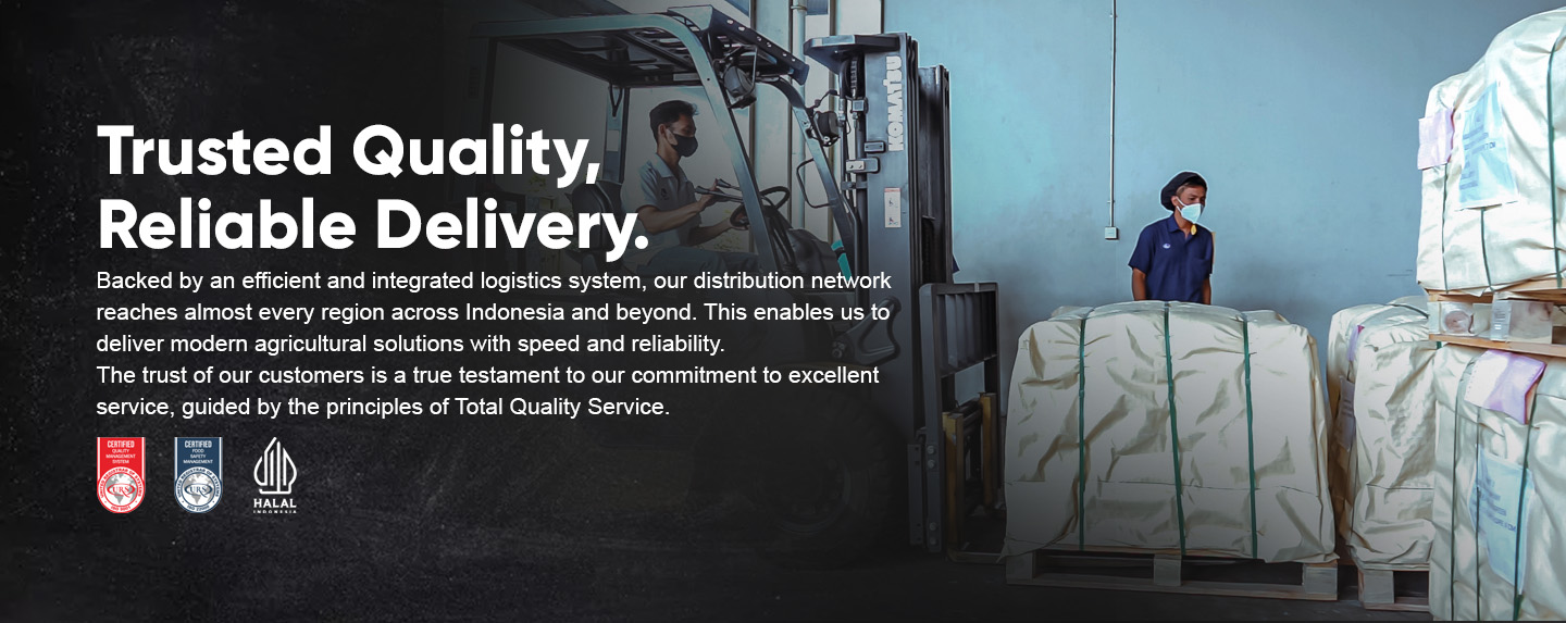 Trusted Quality Reliable Delivery